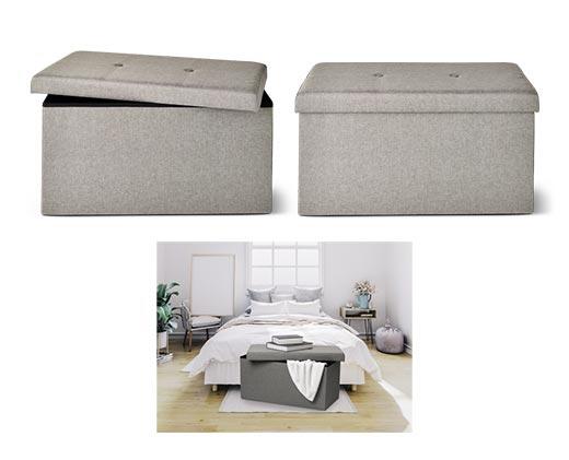 SOHL Furniture 
 Rectangular Storage Ottoman