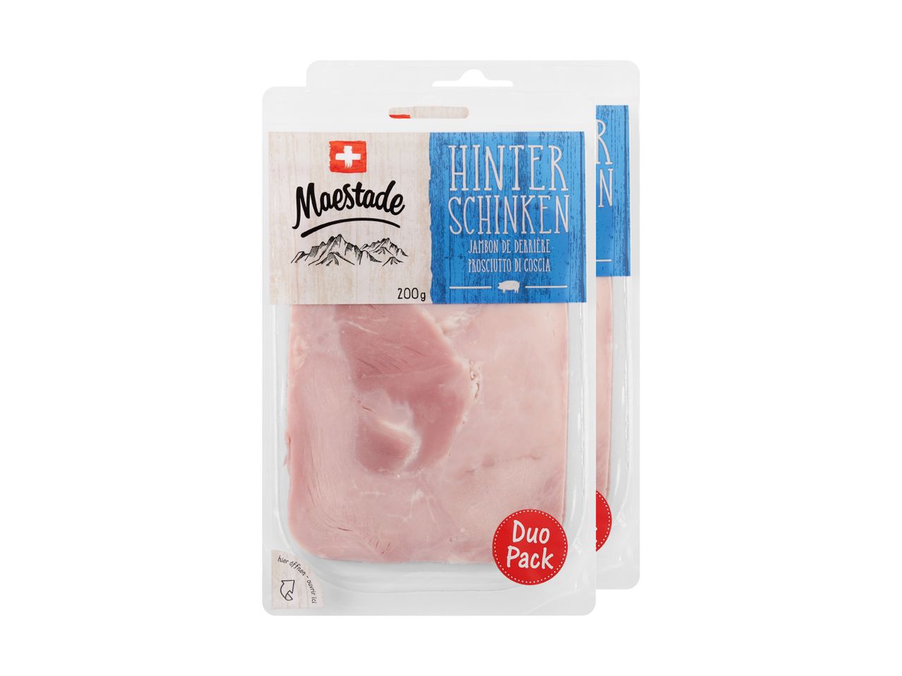 Jambon de derrière XXL, pack de 2