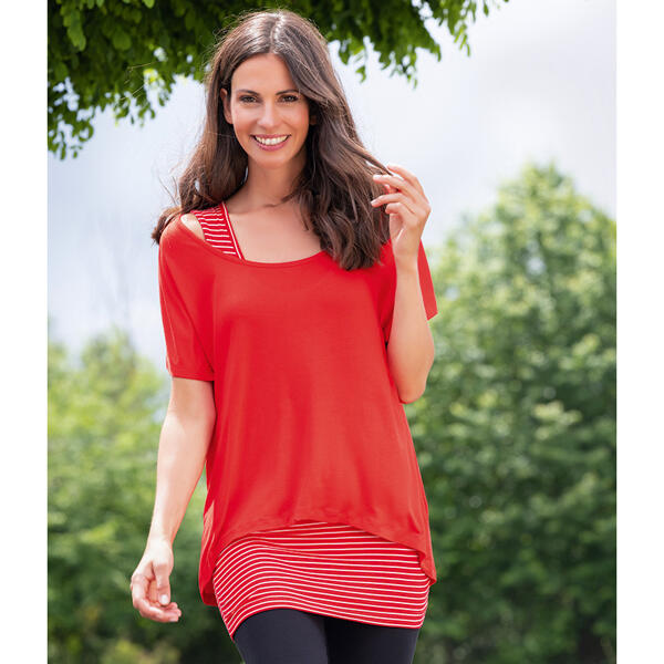 Shirt mit Top 2in1