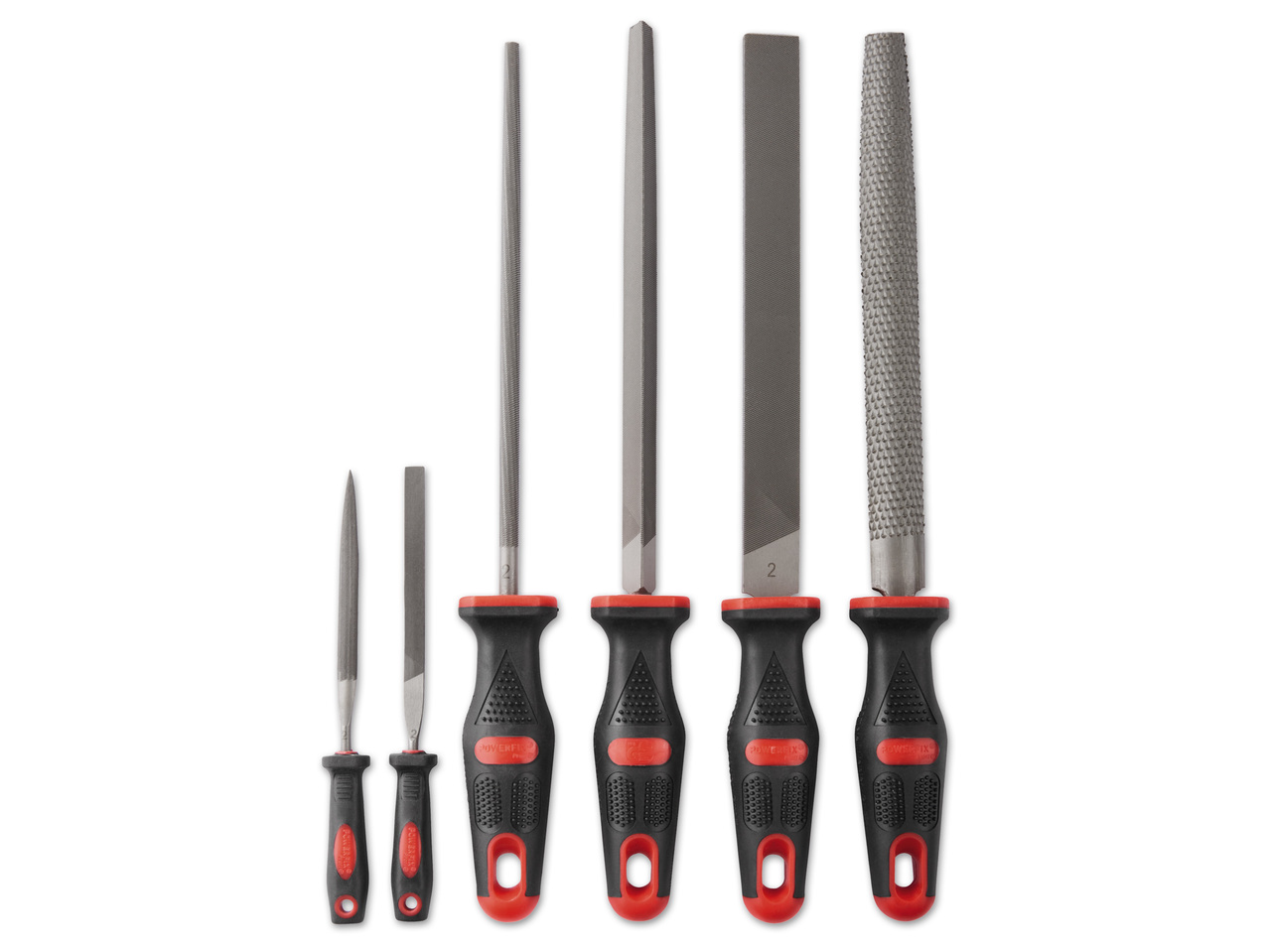 POWERFIX(R)PROFI+ Feilen- und Raspel-Set, 6-teilig