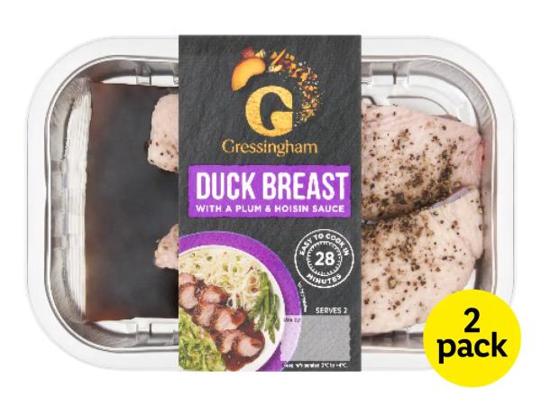 Gressingham Duck Breast with a Plum & Hoisin Sauce