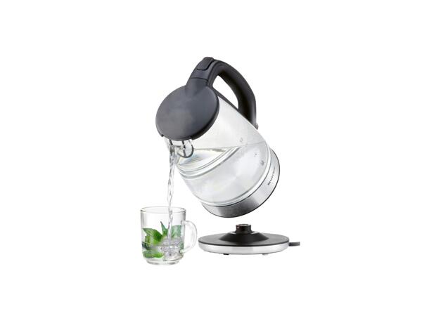 Colour Changing Glass Kettle