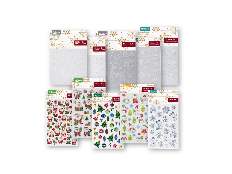 MELINERA(R) Christmas Wall Sticker Set