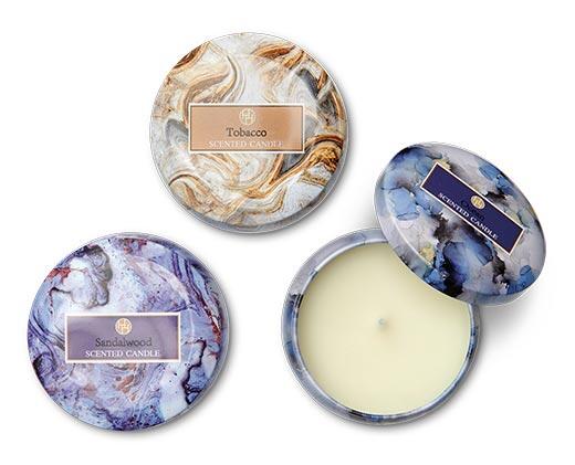 Huntington Home 3 Pack Mini Candle Tins