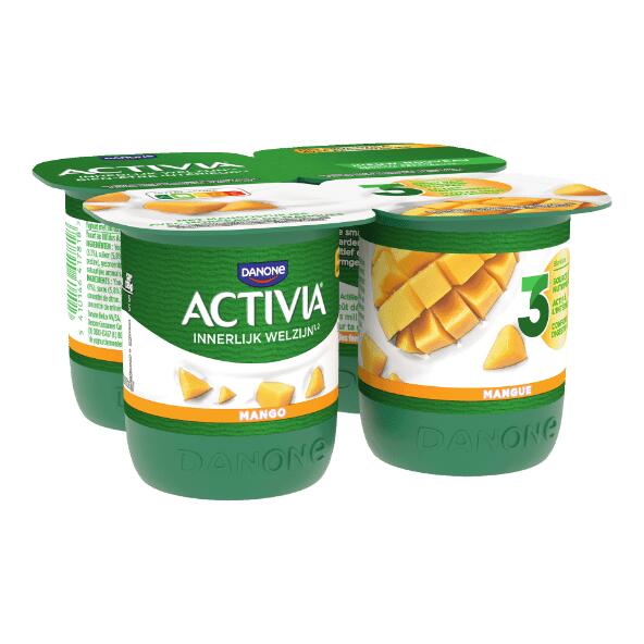 DANONE(R) 				Activia mango, 4 pcs