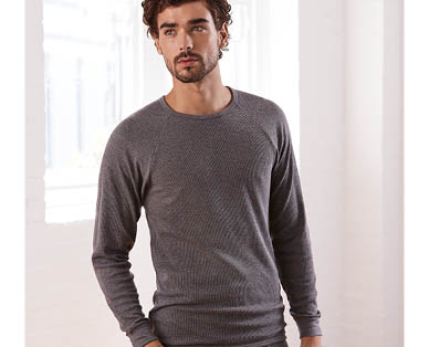 Mens Waffle Thermal Top
