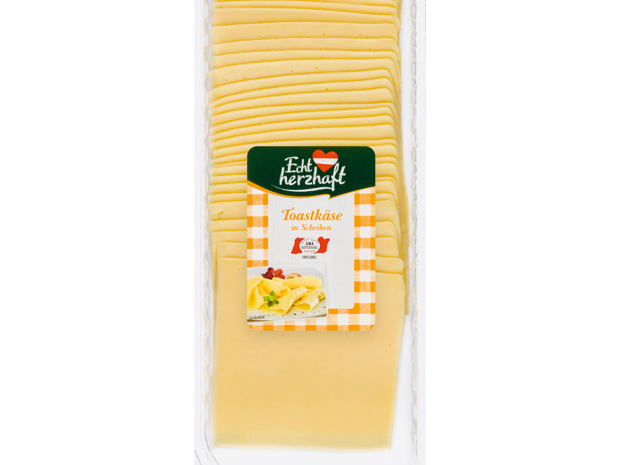 ECHT HERZHAFT Toastkäse Scheiben