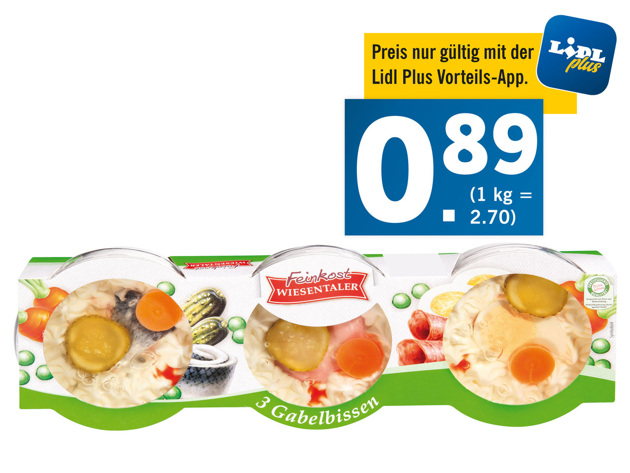 FEINKOST WIESENTALER Gabelbissen 3er
