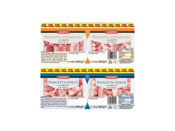 Sweet or Smoked Bacon Cubes