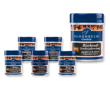 Mélanges d'épices BBQ SCHUHBECKS