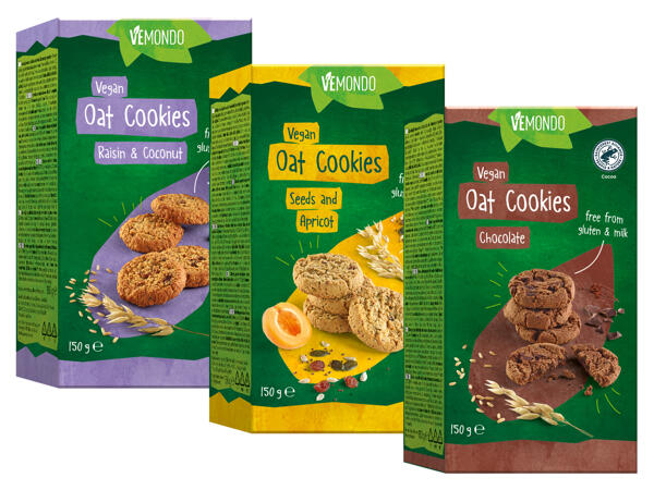 Vegane Hafer Cookies
