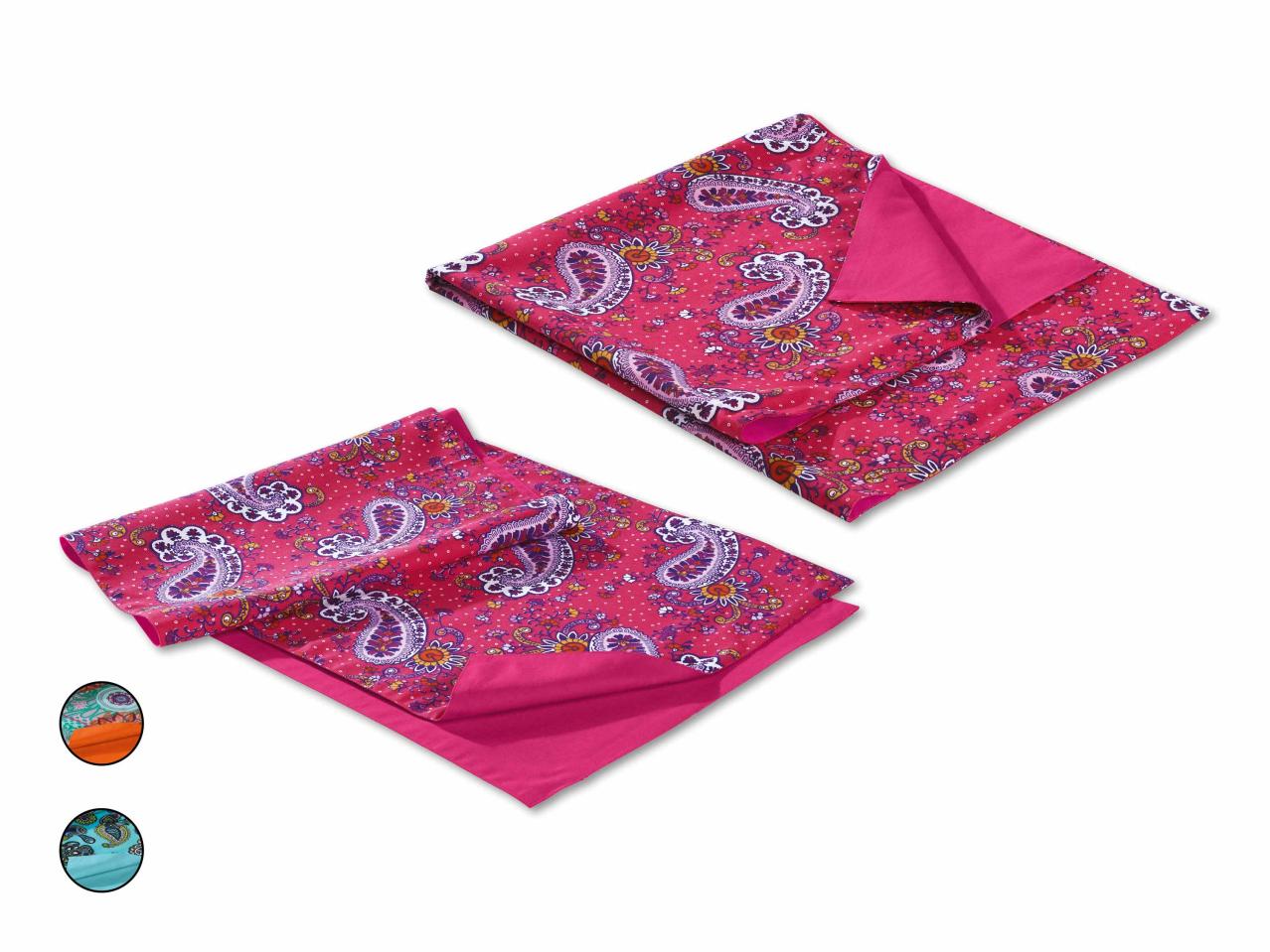Chemin de table/ nappe réversible