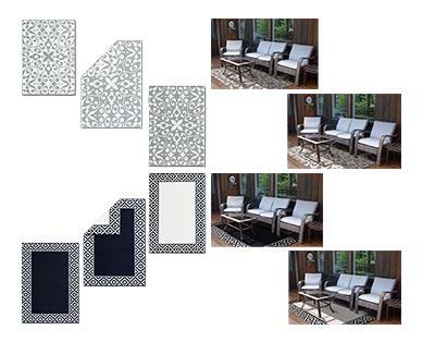 Huntington Home 
 Reversible 5' x 7' Indoor/Outdoor Area Rug