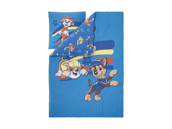 Vendbart sengesæt af mikrofibersatin