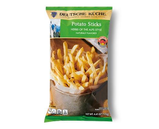 Deutsche Küche Potato Sticks Herbs of the Alps or Hash Brown Style