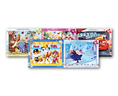 Puzzle avec cadre pour enfants WINNIE THE POOH/DISNEY/CARS/PAW PATROL/FROZEN