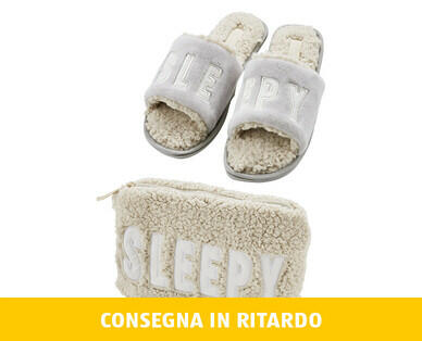 PANTOFOLE CON POCHETTE