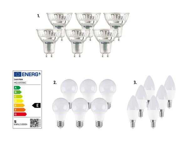Ampoules à LED, set de 6