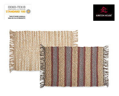 Luxury Fringed Jute Decorator Mat