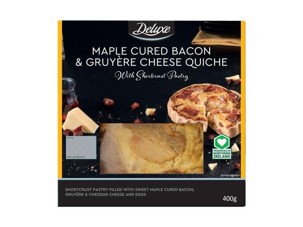 Maple Cured Bacon and Gruyere Quiche