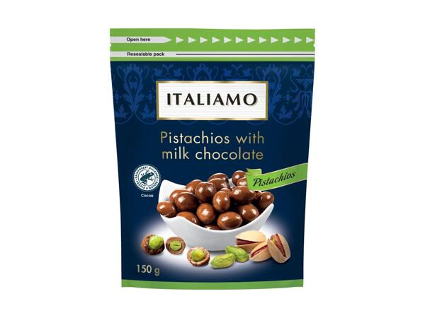 Pistachios with Milk Chocolate