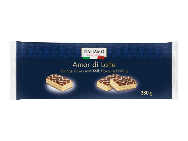 Sponge Cakes With Milk Creme Filling