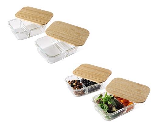 Crofton 
 Divided Glass Food Storage