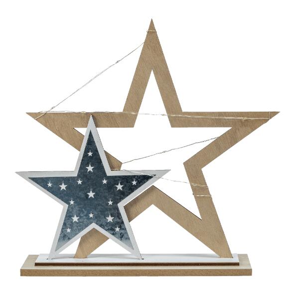 LIGHT ZONE(R) 				Houten ledfiguur