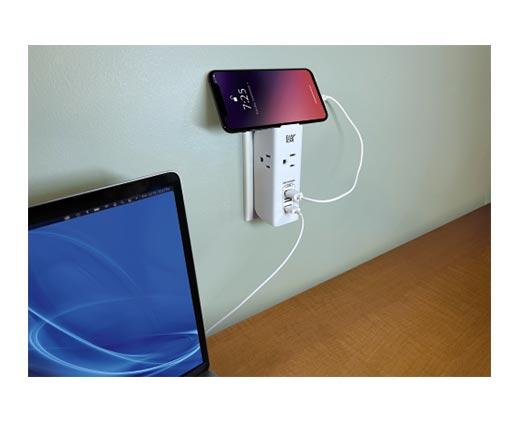 Easy Home 
 Wall Outlet or Outlet Extender with USB
