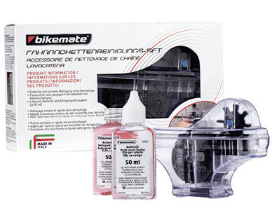 BIKEMATE(R) 
 KIT DE NETTOYAGE POUR CHAÎNE DE VÉLO