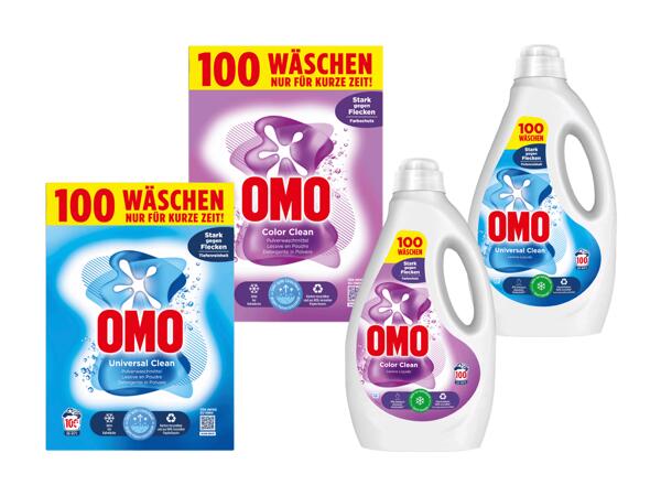 Flüssig­waschmittel oder Waschmittelpulver