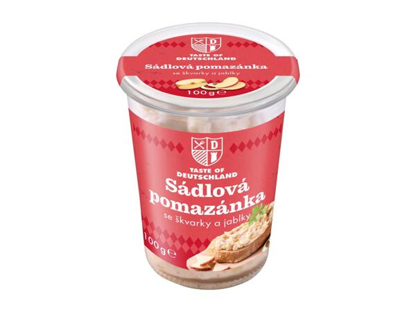 POMAZÁNKA ZE ŠKVAŘENÉHO SÁDLA
