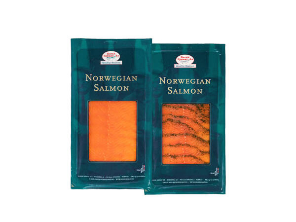 Kallrökt/gravad laxfilé
