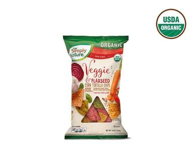 Simply Nature Organic Veggie & Flaxseed Corn Tortilla Chips