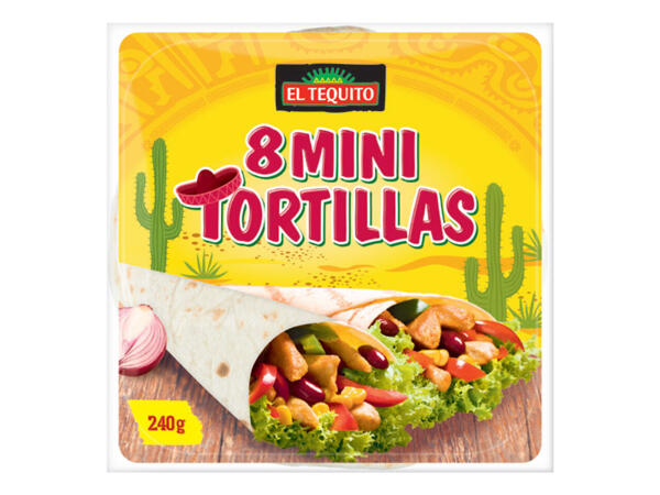 Mini-tortilla wraps