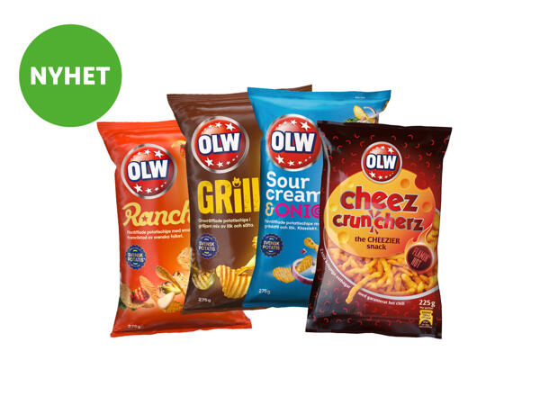 OLW chips & cheez doodles