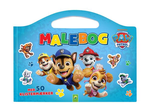 Malebog med klistermærker