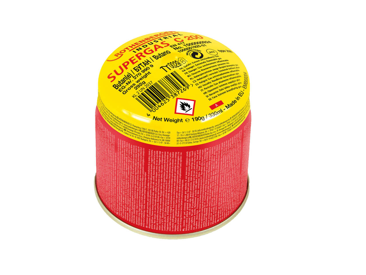 Butane Gas Cartridge