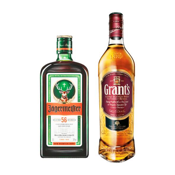 Grant's whisky eller Jägermeister