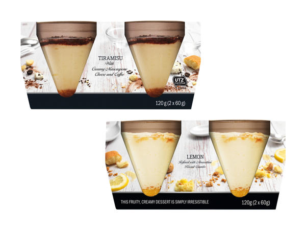 Dessert in bicchiere