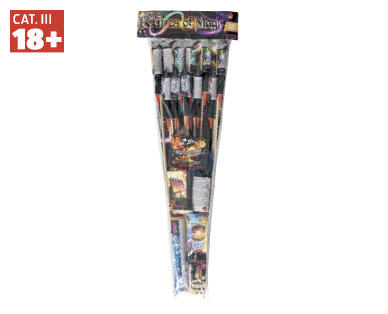 WECO(R) SUISSE 
 LOT DE FUSÉES RUNES OF MAGIC, 18 PIÈCES