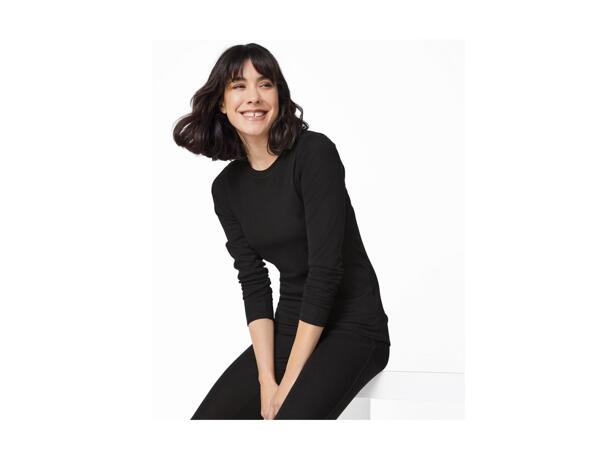 Esmara Ladies' Black Thermal Top