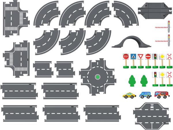 Wooden Track Set