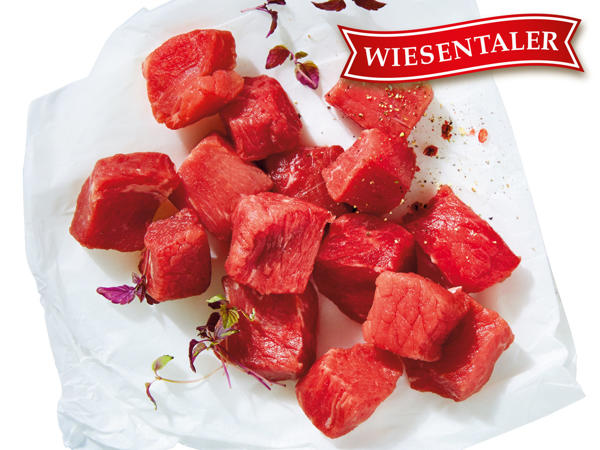 WIESENTALER Frisches österreichisches Rindsgulaschfleisch