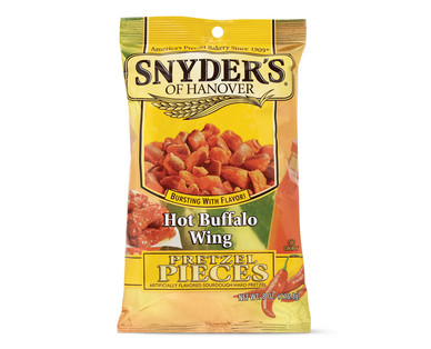 Snyder's of Hanover Hot Buffalo Wing or Honey Mustard & Onion Pretzels