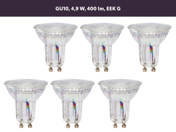 LED-Leuchtmittel, 6 Stück