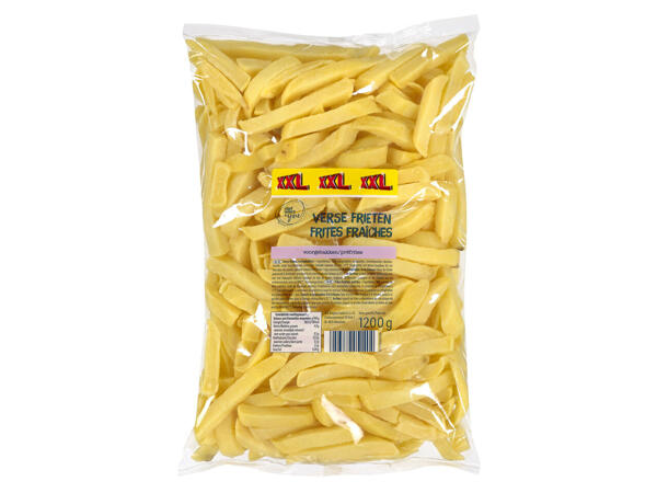 Frites fraîches précuites