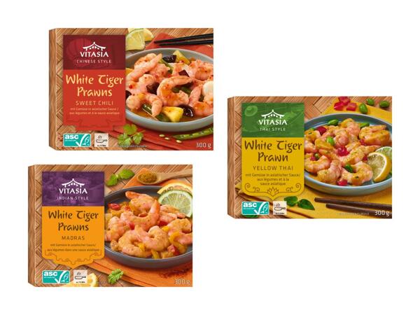 Crevettes ASC aux légumes