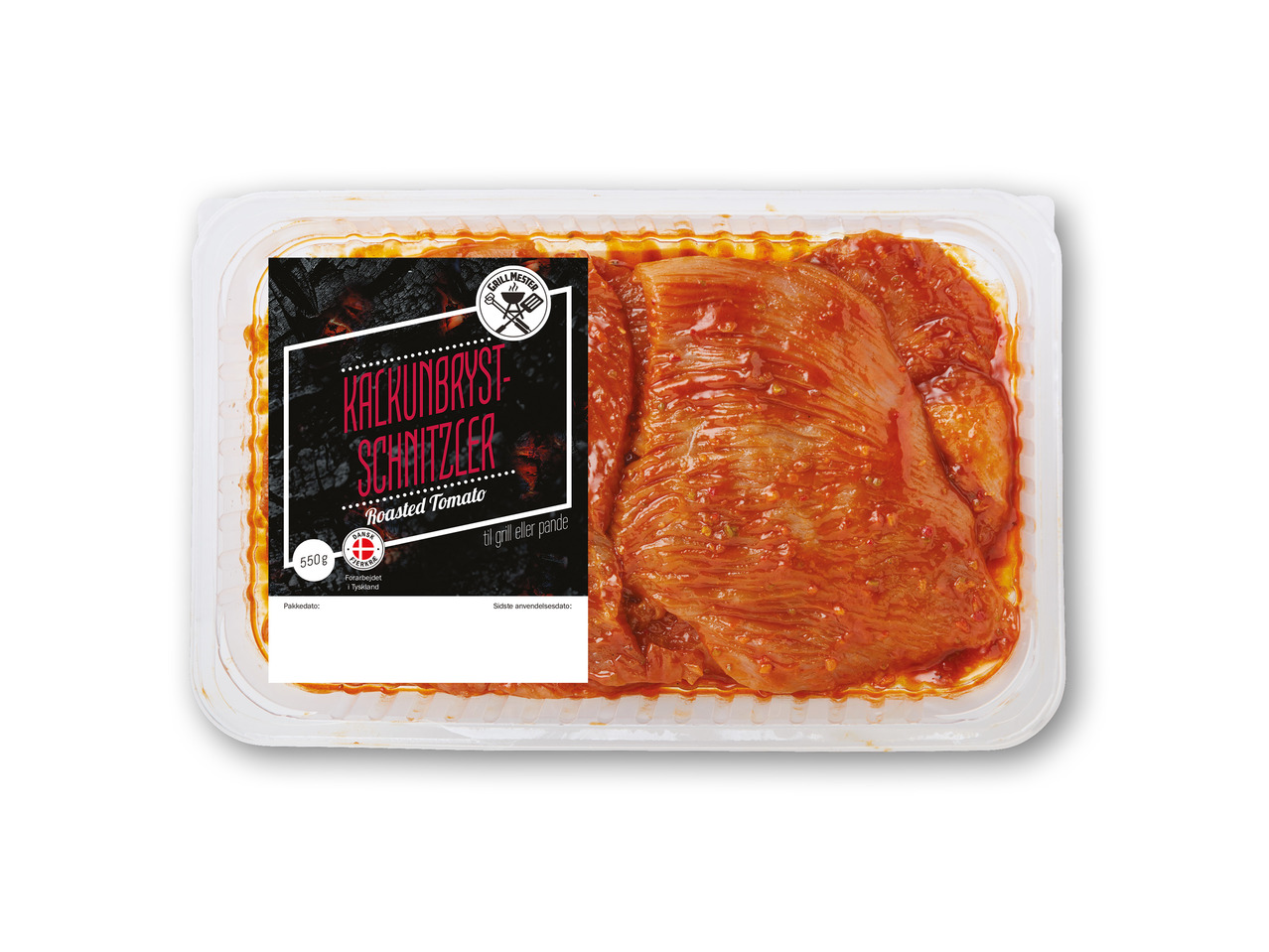 GRILLMESTER Marinerede kalkunbrystschnitzler