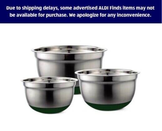 Crofton 
 3-Piece Stainless Steel Mixing Bowl Set